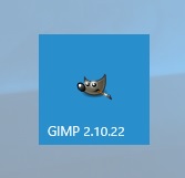 GIMPを起動させます