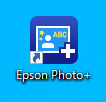 Epson Photo+】をダブルクリックします