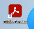 通常、Acrobat Readerを起動させるには、デスクトップにあるアイコンをダブルクリックします